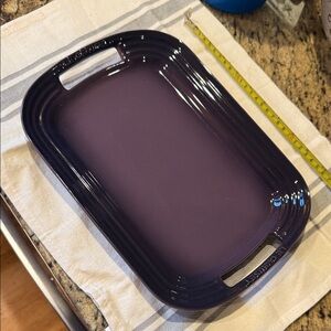 Le Creuset Cassis Tray collectible and Rare color
